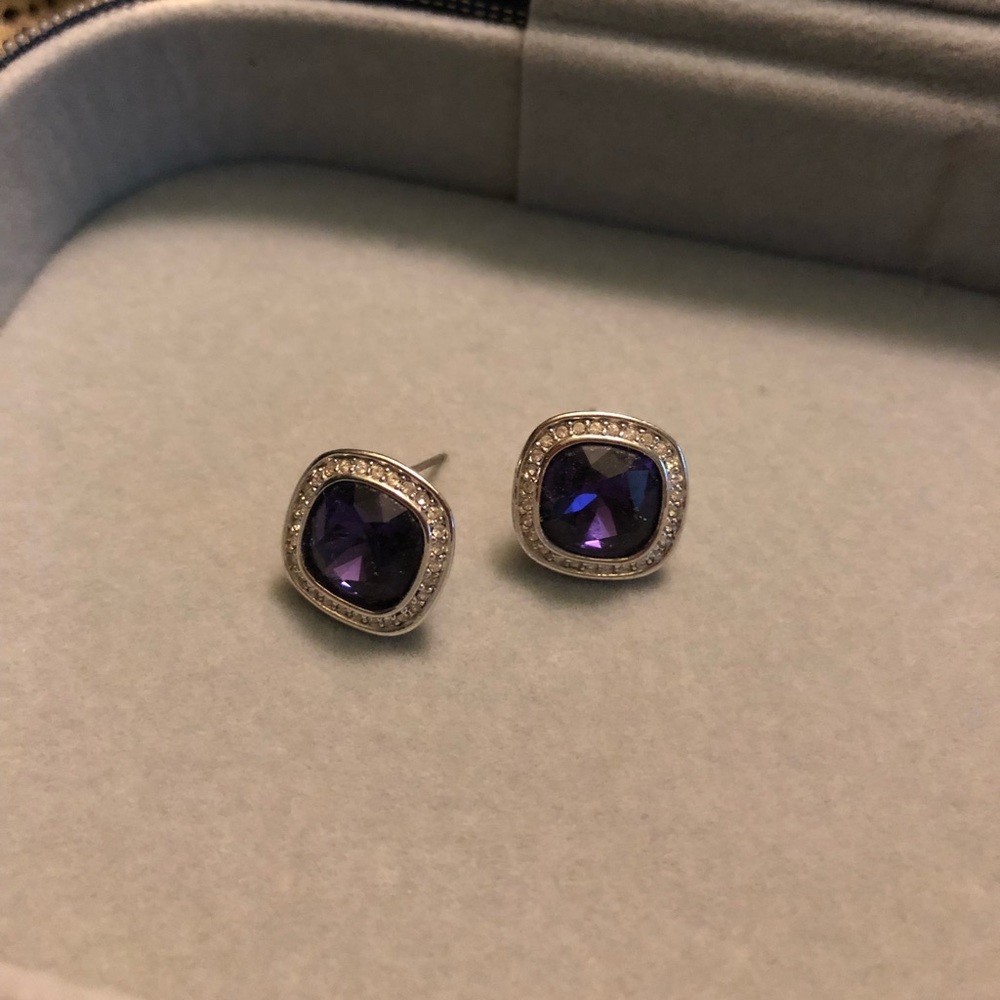 Swarovski crystal stud earrings
